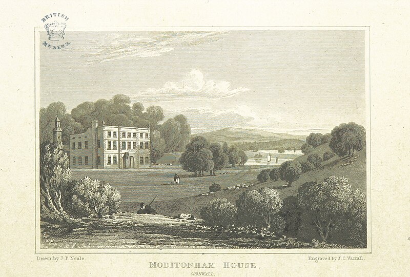 File:Neale(1818) p1.168 - Moditonham House, Cornwall.jpg