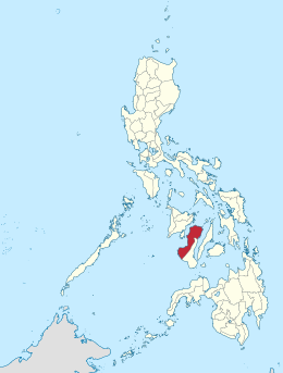 Locatie van Negros Occidental in de Filipijnen