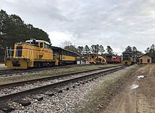 New Hope Valley Railroad museum train cars and locomotives New Hope Valley Railroad.jpg