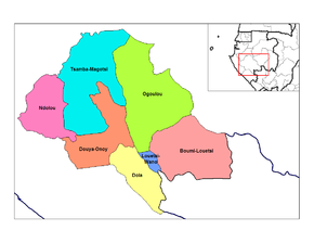 Poziția localității Tsamba-Magotsi