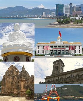 Vista dos principais pontos de Nha Trang.