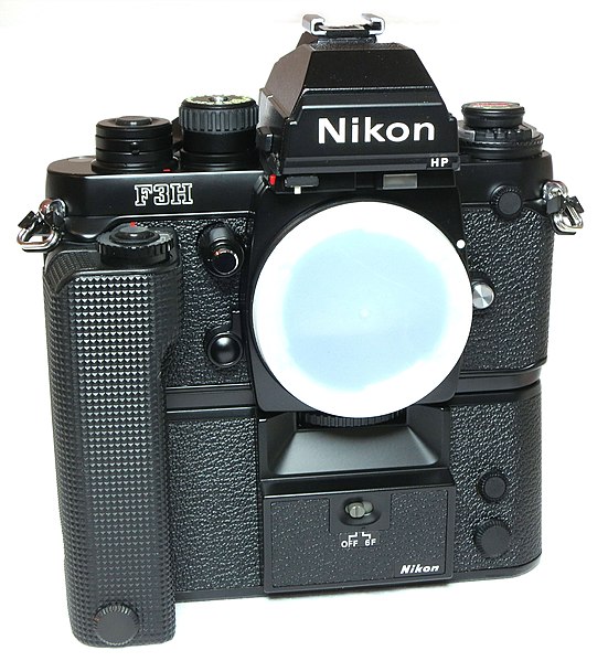 File:Nikon F3H High Speed film camera.jpg