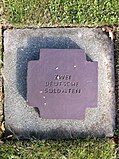 Grave of 2 unknown German soldiers in La Cambe German war cemetery