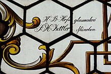 Signature of the company F.X. Zettler. Oberndorf St. Nikolaus Fenster 233.JPG