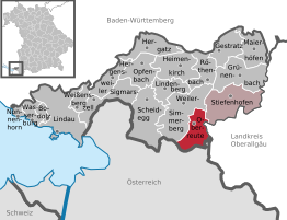 Kaart van Oberreute