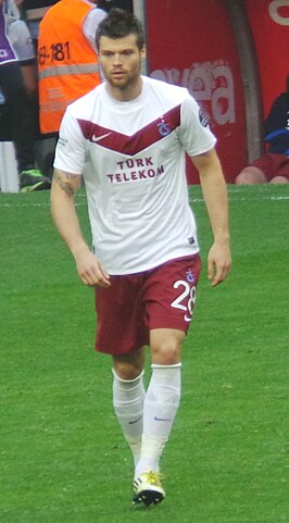 Čelůstka in 2013 als speler van Trabzonspor