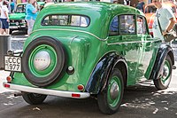 Opel Olympia (1937), four-door saloon (rear view)