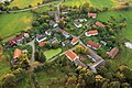 Čeština: Letecký pohled na Bělčice, část Ostředku English: Aerial view of Bělčice, part of Ostředek village, Czech Republic