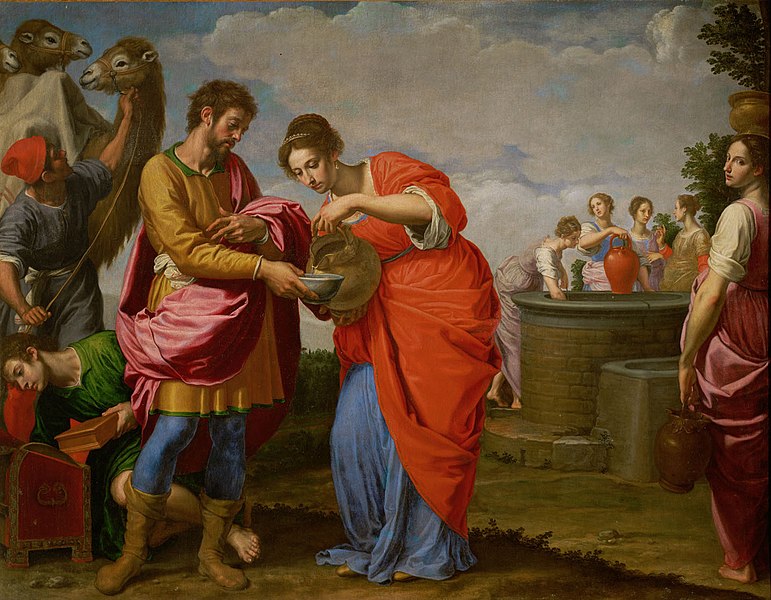 File:Ottavio Vannini - Rebekka und Elieser am Brunnen - GG 1573 - Kunsthistorisches Museum.jpg