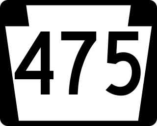 <span class="mw-page-title-main">Pennsylvania Route 475</span> State highway in Pennsylvania, US