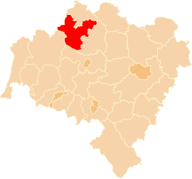 Powiat Powiat polkowicki v Dolnosliezskom vojvodstve (klikacia mapa)