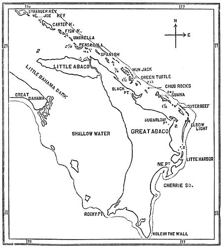 PSM V32 D328 Map of abaco island and its adjoining reef.jpg