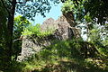 English: Pajrek, ruined gothic castle near Nýrsko, the Czech Republic. Čeština: Pajrek, zřícenina gotického hradu poblíž Nýrska.