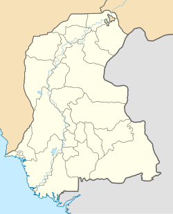 Map of Sindh, Pakistan