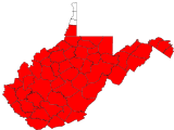 County distribution map.