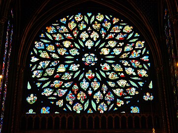 Paris Sainte-Chapelle Innen Oberkirche Rosette 2.jpg