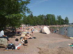 Mellsten beach in June 2013.