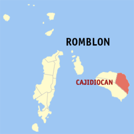Cajidiocan na Romblon Coordenadas : 12°22'N, 122°41'E