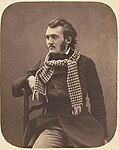 Photograph of Gustave Doré by Nadar, between 1856 and 1858.jpg (Gustave Doré par Nadar vers 1856-1858.)