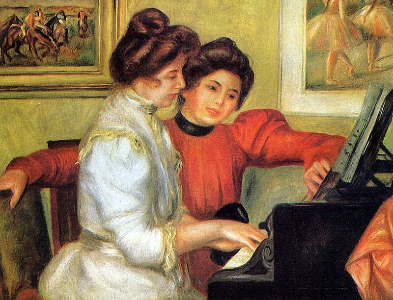 Yvonne e Christine Lerolle al piano - Wikipedia