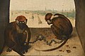 Pieter Bruegel the Elder Two chained monkeys 1562 Gemäldegalerie Berlin 9889.jpg