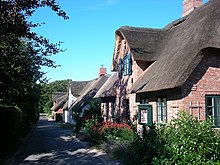 Typisches Straßenbild in Oevenum