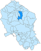 Расположение муниципалитета Пособланко на карте провинции