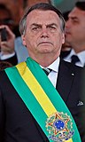 Jair Bolsonaro atual presidente do Brasil desde 2019.