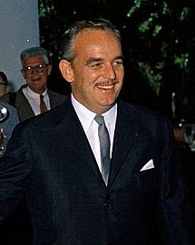 Rainier Louis Henri Maxence Bertrand Grimaldi dit « Rainier III de Monaco » (1923-2005), prince de Monaco.