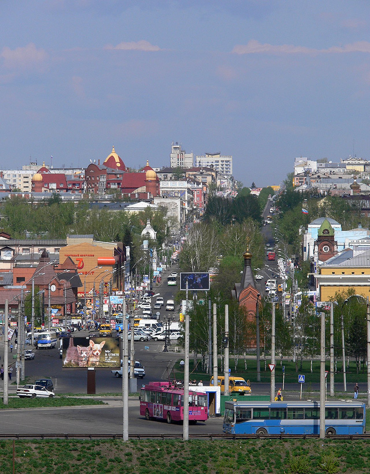 Проспект Ленина, Центральная улица Барнаула.