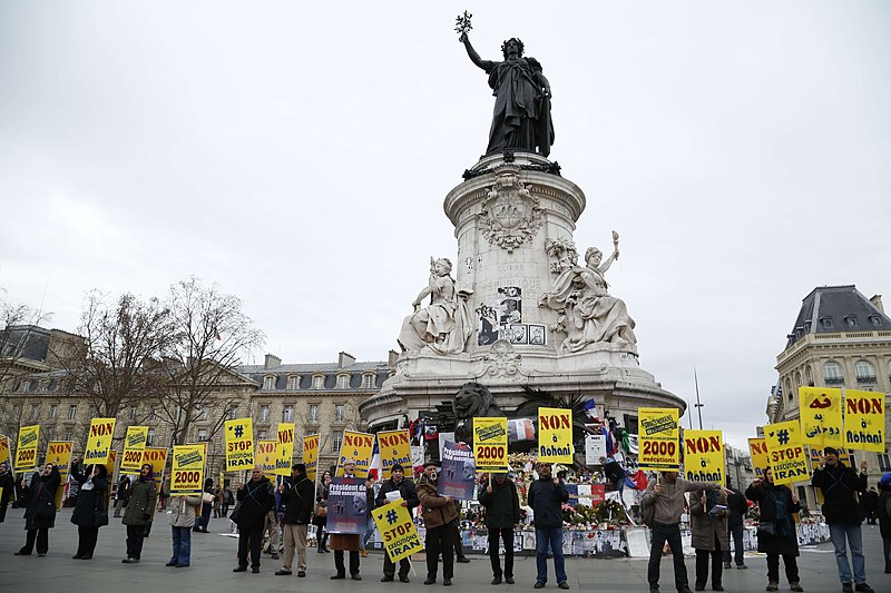 File:Protests against Hassan Rouhani's state visit to France (7).jpg