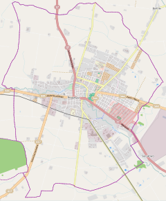 Mapa lokalizacyjna Przasnysza