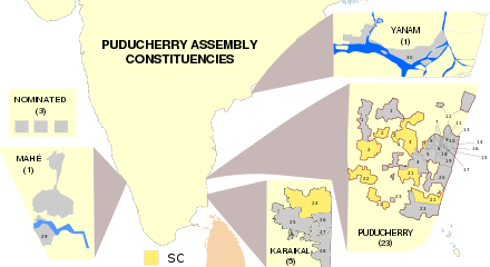 Constituency map