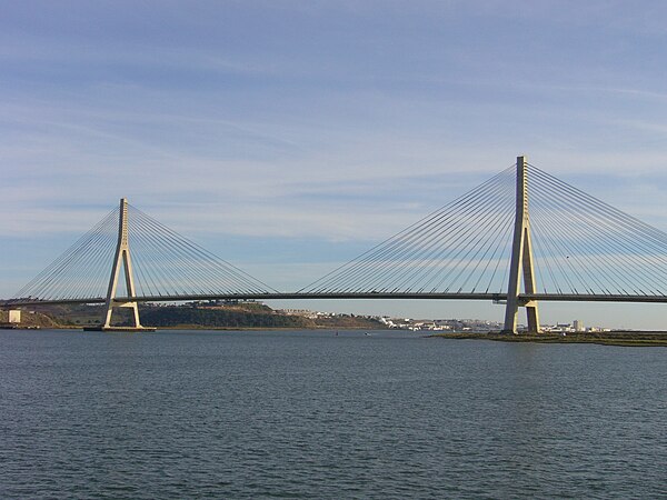 Guadiana International Bridge, connecting Portugal and Spain