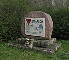Memorial in Putlitz of the death march from Sachsenhausen concentration camp