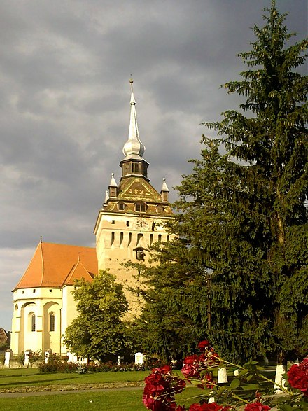 Saschiz fortified church.