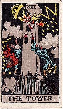The Tower (Tarot card) - Wikipedia