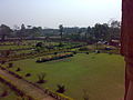 View of the gardens from the Rang Ghar pavilion's upper floors