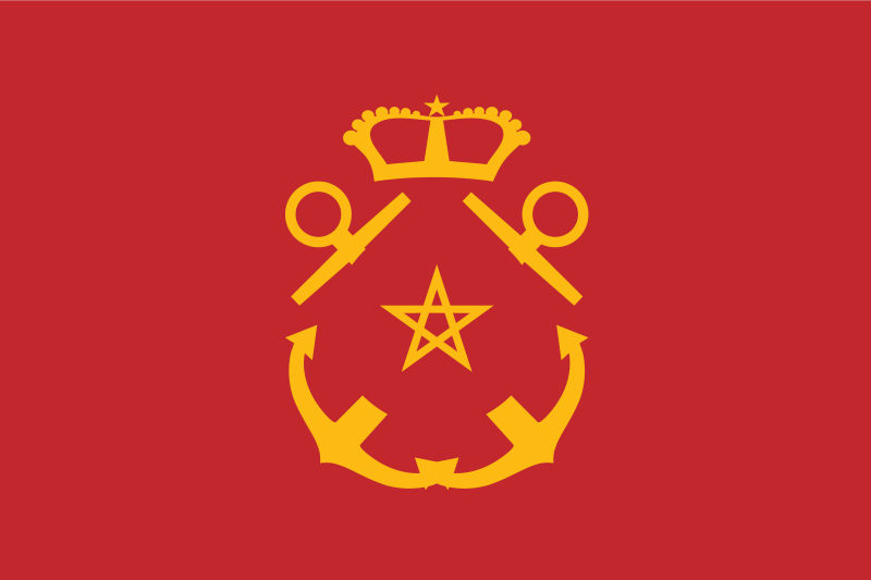 File:Rank flag of the Royal Moroccan Navy - Inspector of the Navy.svg