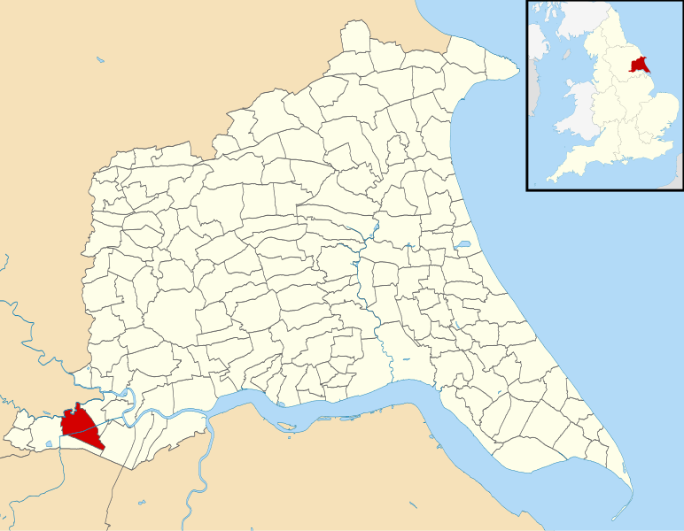 File:Rawcliffe, East Riding of Yorkshire UK parish locator map.svg