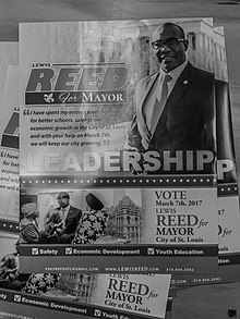 Flyers for Reed's 2017 mayoral campaign Reed for Mayor.jpg