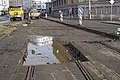 Čeština: Rekonstrukce tramvajové trati Strossmayerovo náměstí – Nábřeží Kapitána Jaroše, Praha English: Reconstruction of tram track Strossmayerovo náměstí – Nábřeží Kapitána Jaroše, Prague