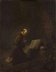 Saint Francis of Assisi Praying