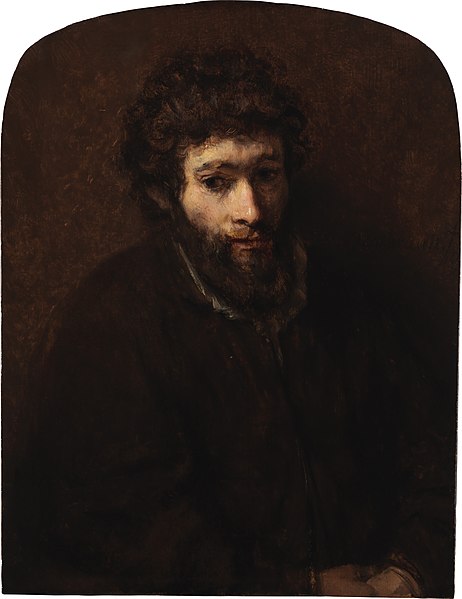 File:Rembrandt van Rijn - Bust of a Young Bearded Man - RR-117 - Leiden Collection.jpg