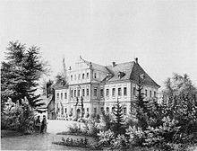 Rittergut Stauchitz um 1860