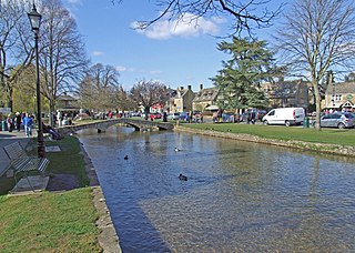 Bourton-on-the-Water Village in England