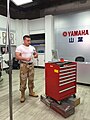 Roman Matovsky is shooting in Yamaha TV commercial
