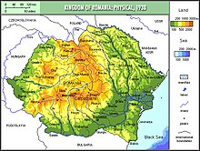 Physical map of Romania in 1939 Romania1939physical.jpg