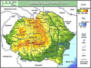 Description de l'image Romania1939physical.jpg.