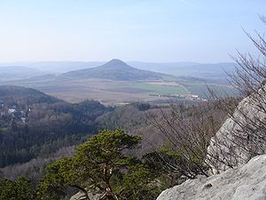 Blick vom Vlhošť zum Ronov